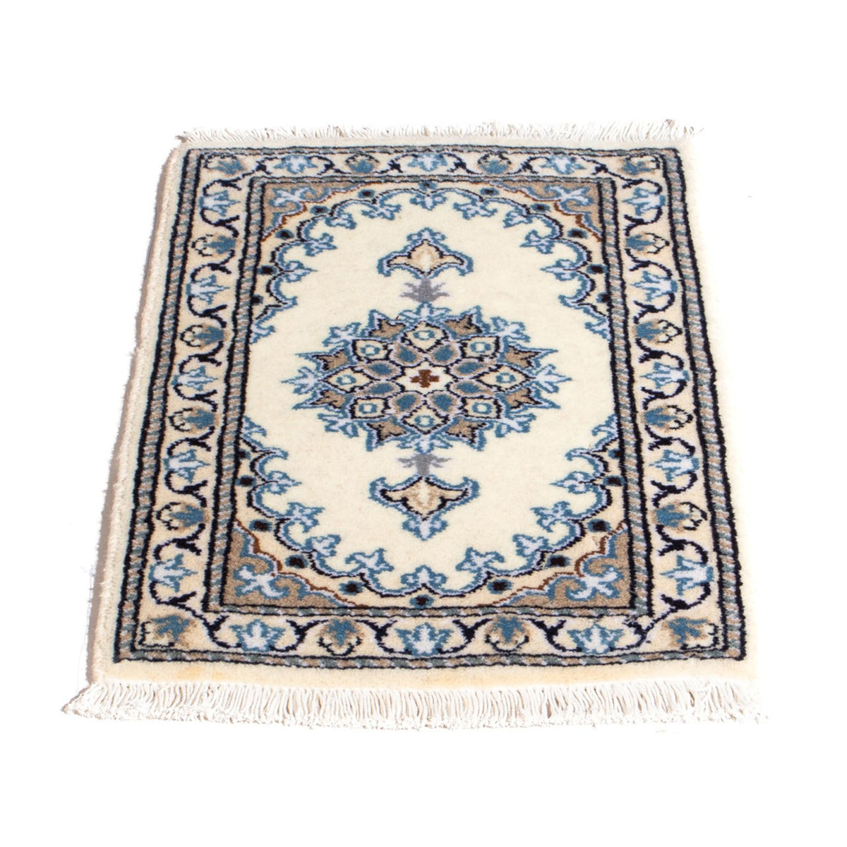 Alfombra persa - Nain - 60 x 40 cm - crema