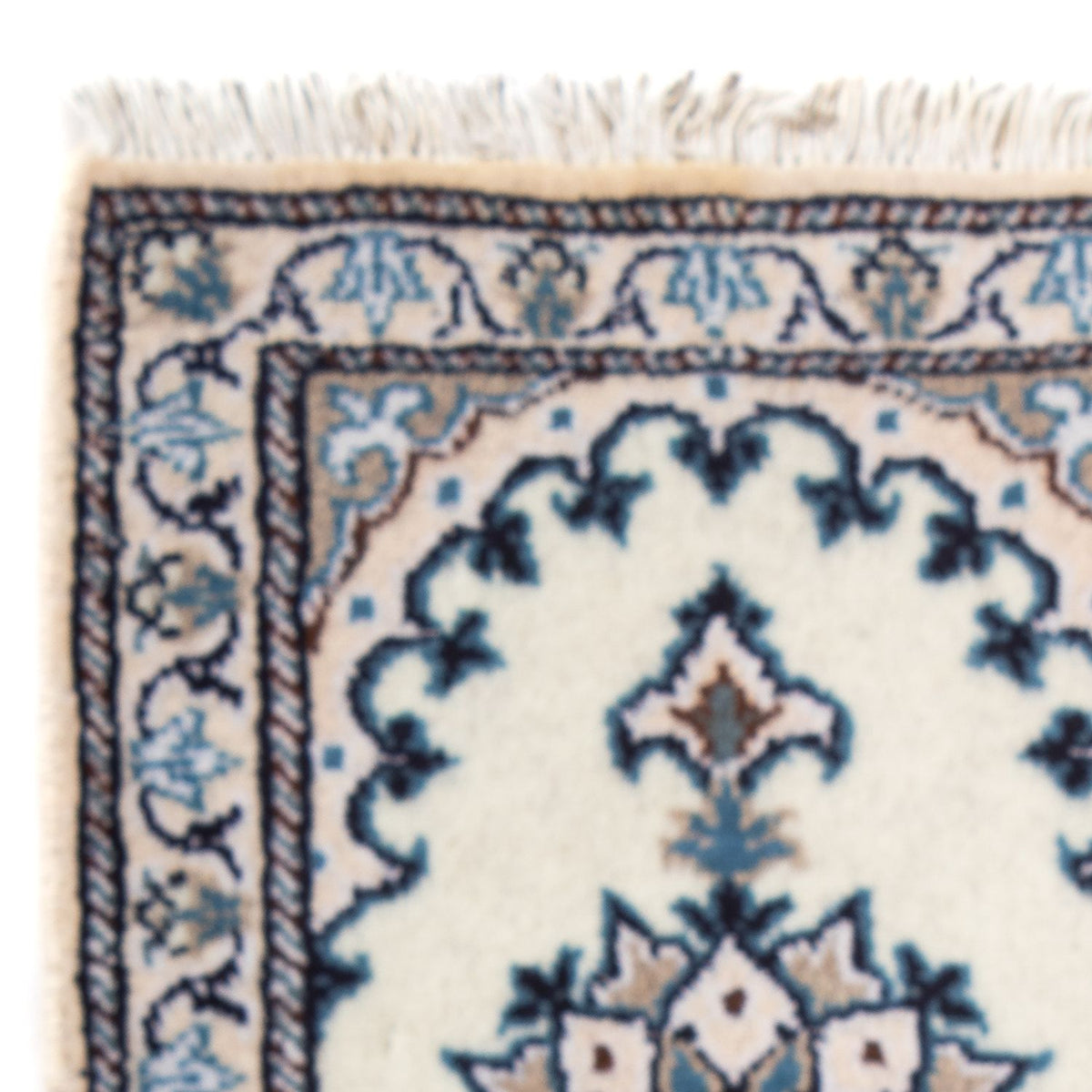 Alfombra persa - Nain - 60 x 40 cm - crema