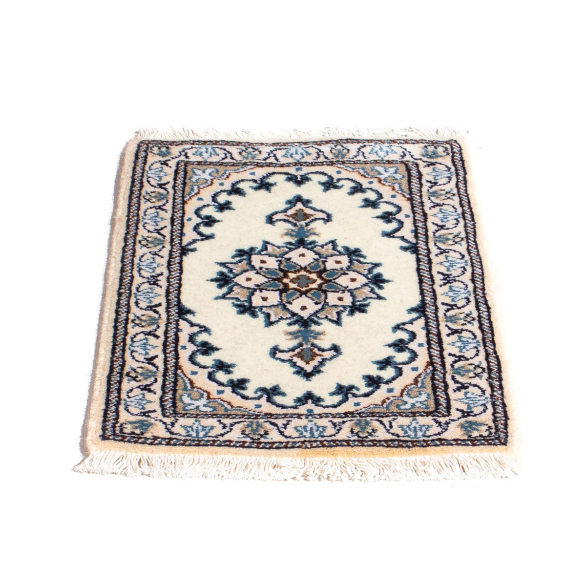 Alfombra persa - Nain - 60 x 40 cm - crema