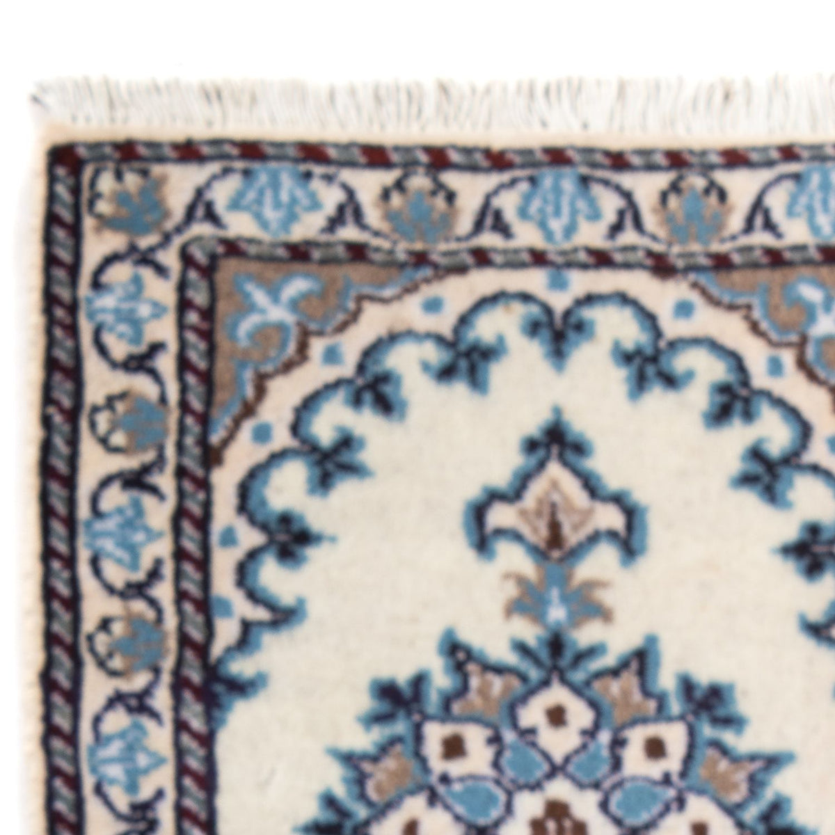 Alfombra persa - Nain - 60 x 40 cm - crema