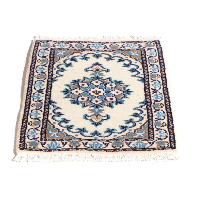 Alfombra persa - Nain - 60 x 40 cm - crema
