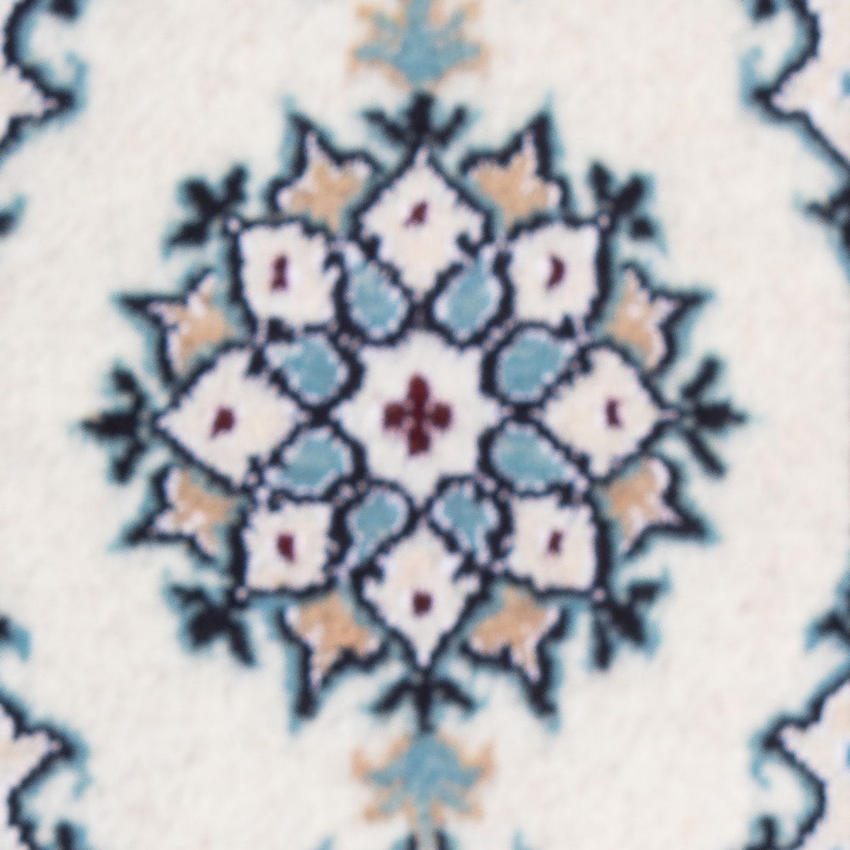 Alfombra persa - Nain - 60 x 40 cm - crema