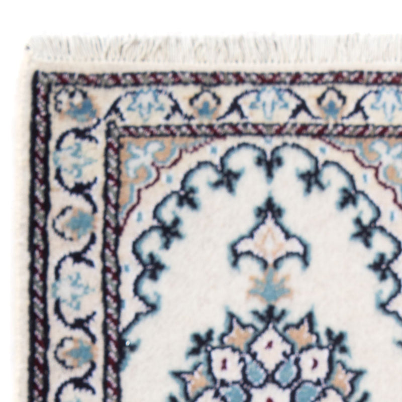 Alfombra persa - Nain - 60 x 40 cm - crema