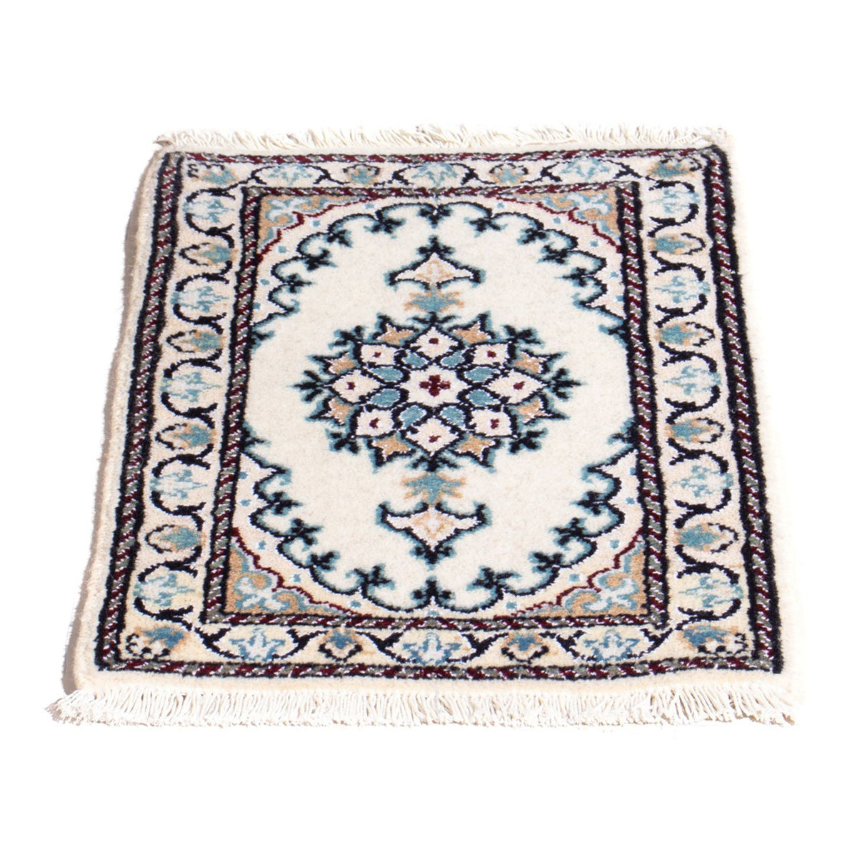 Alfombra persa - Nain - 60 x 40 cm - crema