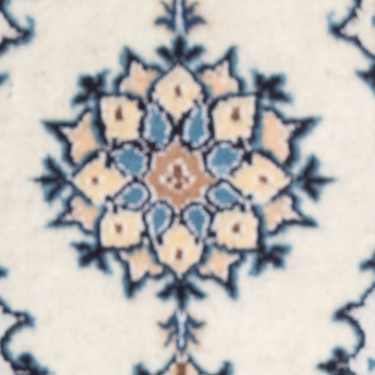 Alfombra persa - Nain - 60 x 40 cm - crema