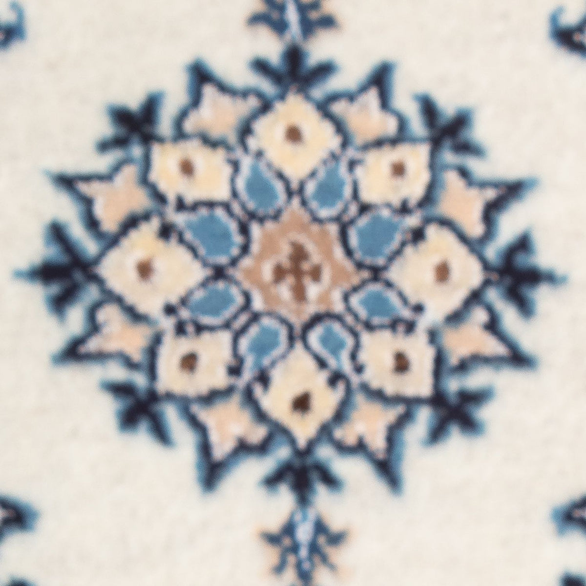 Alfombra persa - Nain - 60 x 40 cm - crema