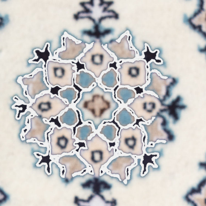 Alfombra persa - Nain - 60 x 40 cm - crema