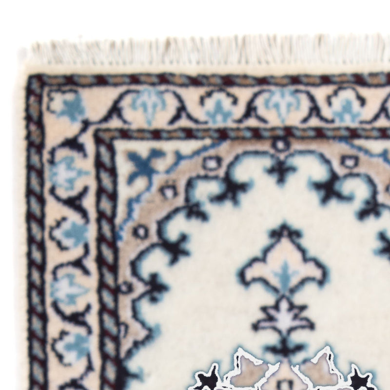 Alfombra persa - Nain - 60 x 40 cm - crema