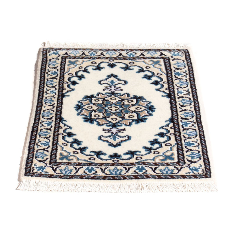 Alfombra persa - Nain - 60 x 40 cm - crema