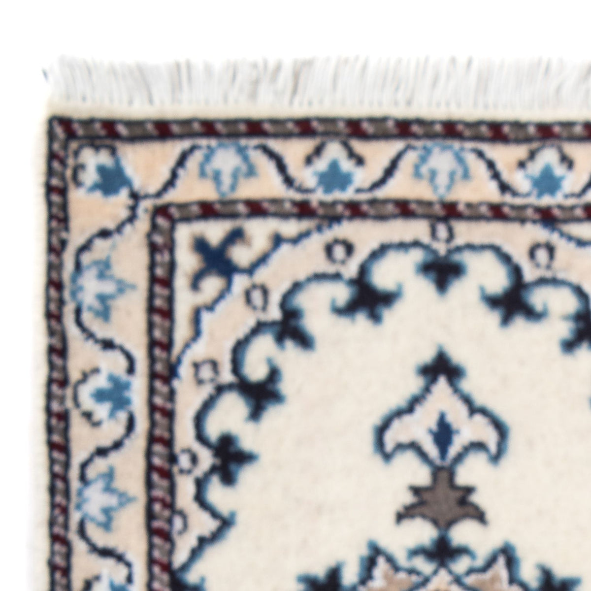 Alfombra persa - Nain - 60 x 40 cm - crema