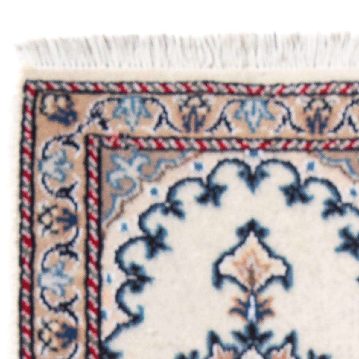 Alfombra persa - Nain - 60 x 40 cm - crema
