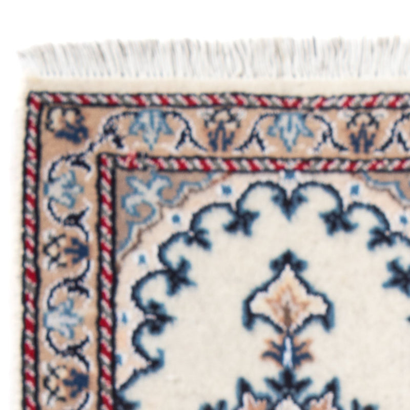 Alfombra persa - Nain - 60 x 40 cm - crema