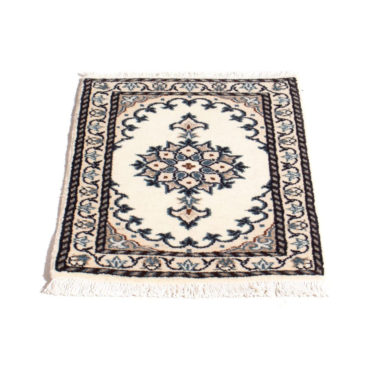 Alfombra persa - Nain - 60 x 40 cm - crema