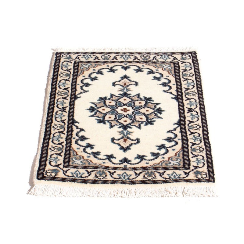 Alfombra persa - Nain - 60 x 40 cm - crema