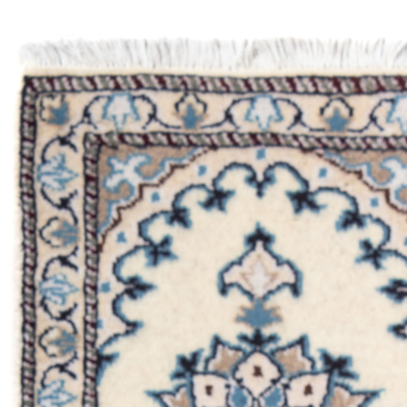 Alfombra persa - Nain - 60 x 40 cm - crema