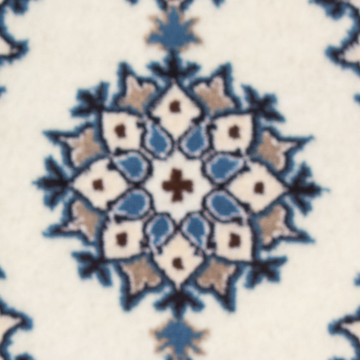 Alfombra persa - Nain - 60 x 40 cm - crema