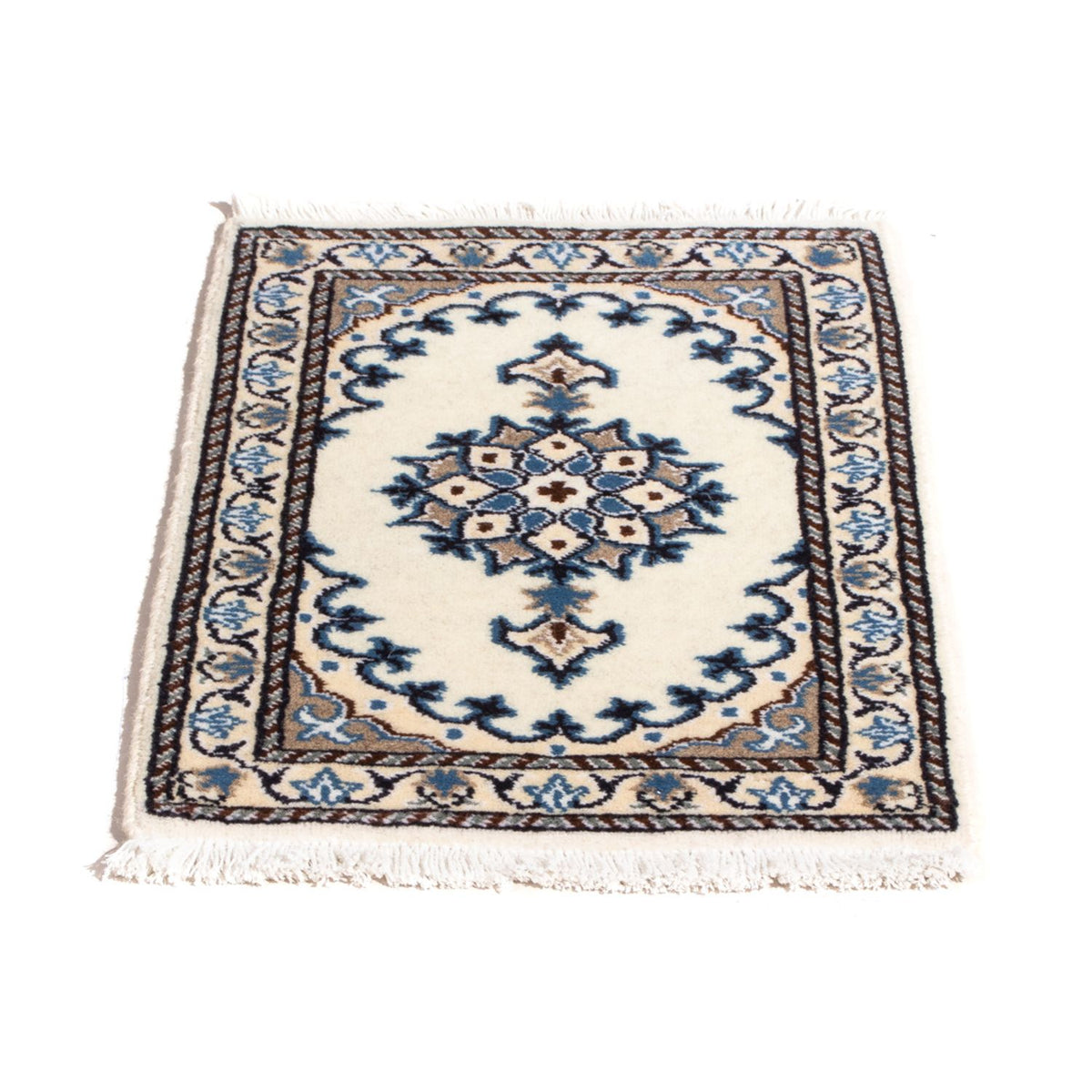 Alfombra persa - Nain - 60 x 40 cm - crema