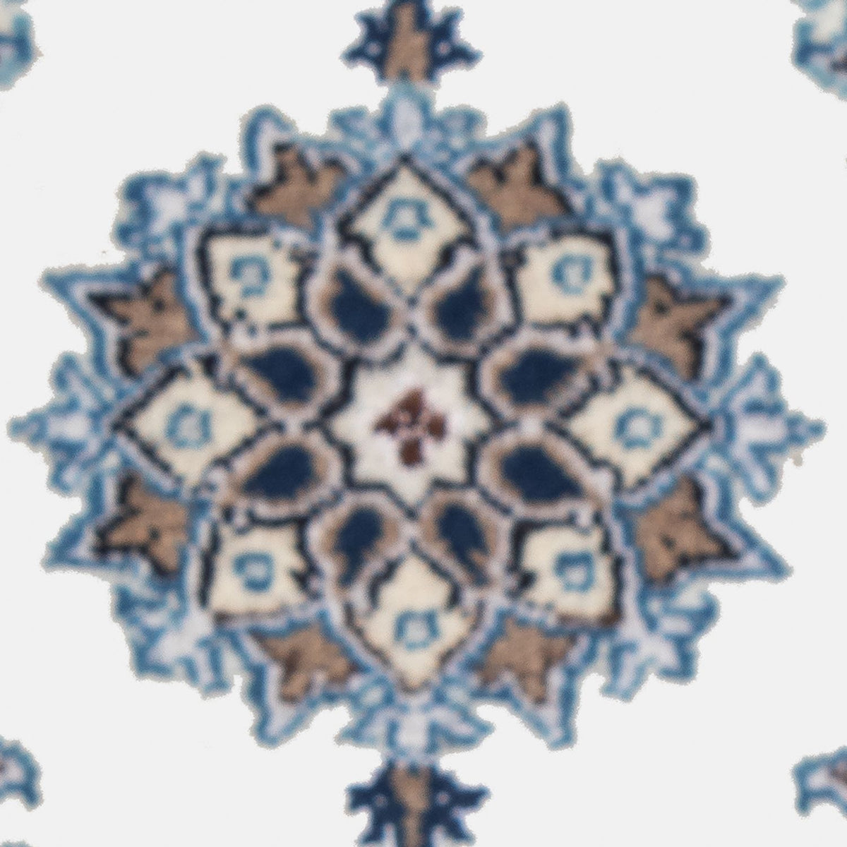 Alfombra persa - Nain - 60 x 40 cm - azul claro