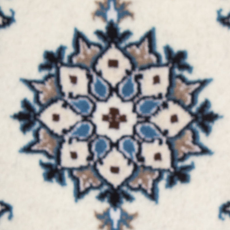 Alfombra persa - Nain - 60 x 40 cm - azul claro