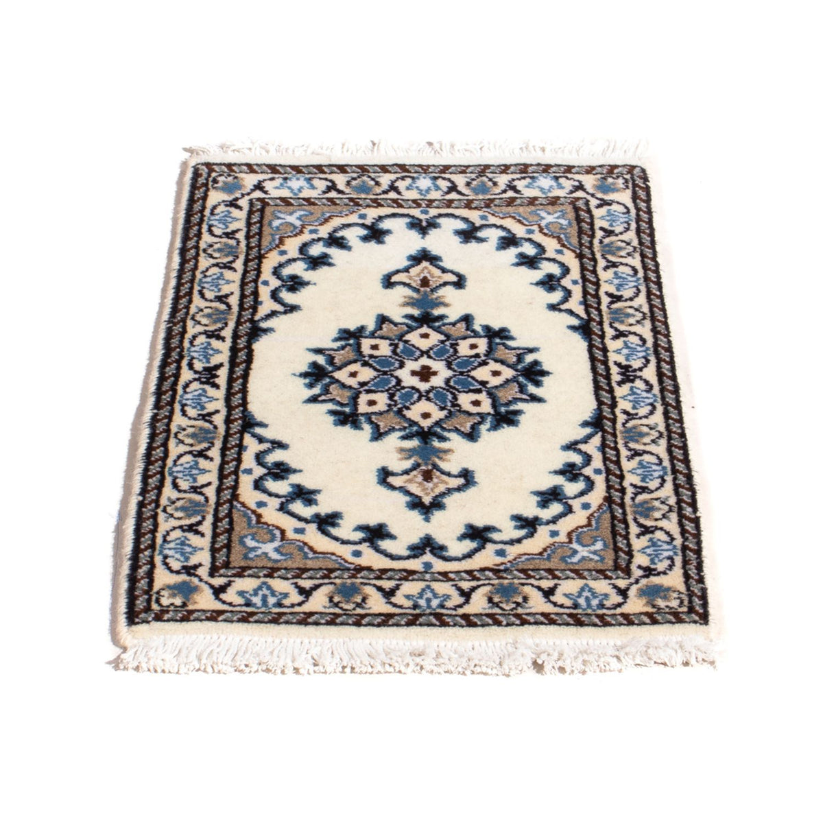 Alfombra persa - Nain - 60 x 40 cm - crema