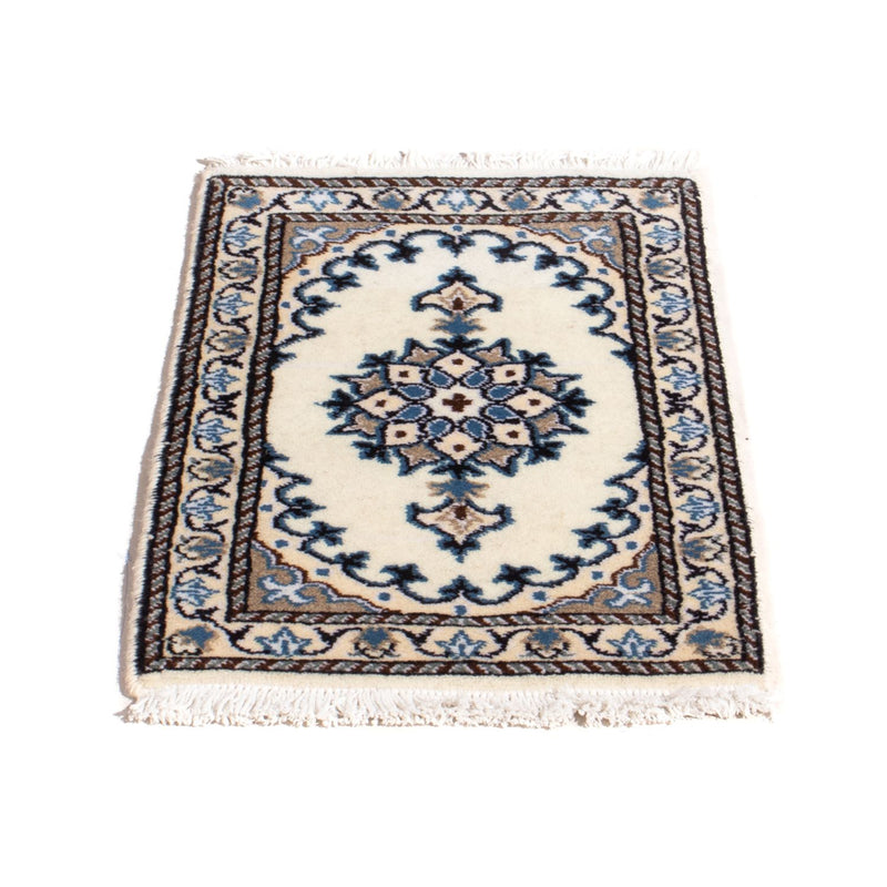 Alfombra persa - Nain - 60 x 40 cm - crema