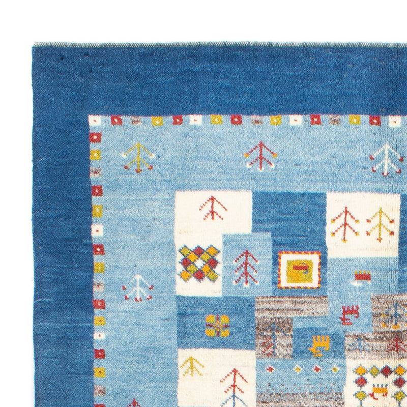 Alfombra Gabbeh - Persa - 204 x 151 cm - azul