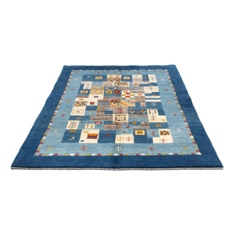 Alfombra Gabbeh - Persa - 204 x 151 cm - azul