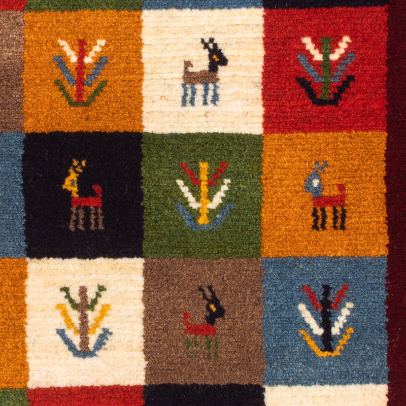 Alfombra Gabbeh - Persa - 88 x 61 cm - multicolor