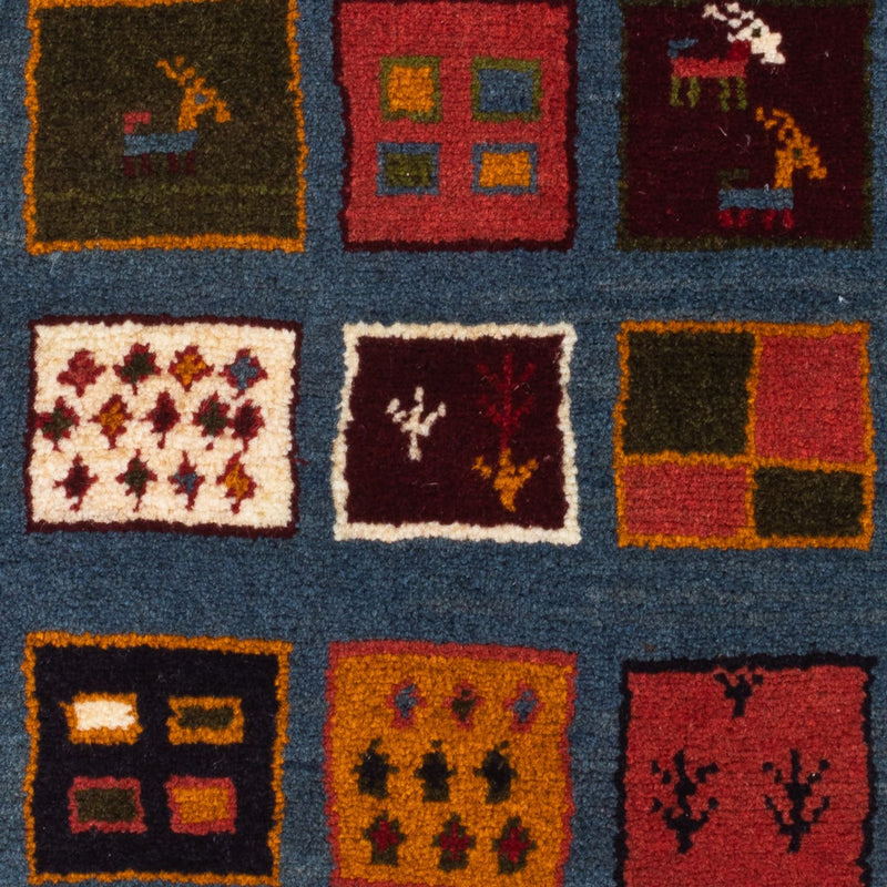 Alfombra Gabbeh - Persa - 90 x 65 cm - multicolor