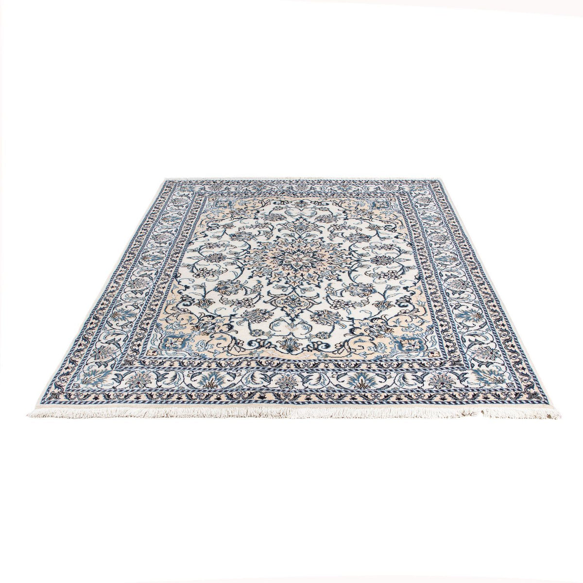Alfombra persa - Nain - 197 x 150 cm - beige