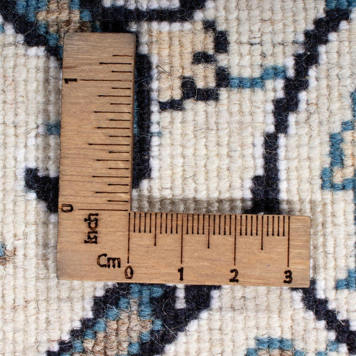 Alfombra persa - Nain - 197 x 150 cm - beige