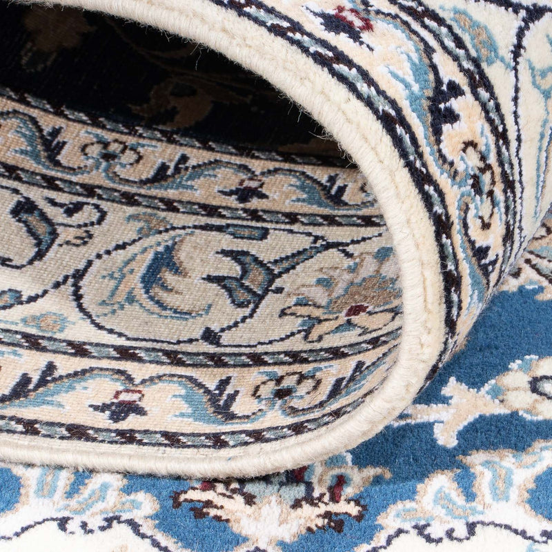 Alfombra persa - Nain - 200 x 145 cm - azul