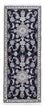 Alfombra de pasillo Alfombra persa - Nain - 196 x 76 cm - azul oscuro