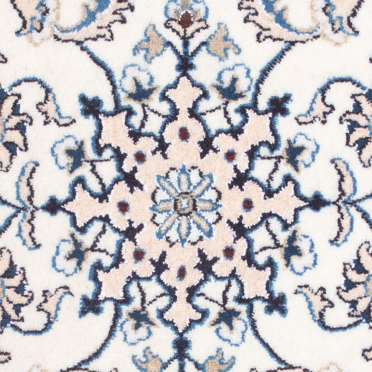Alfombra persa - Nain - 90 x 60 cm - crema