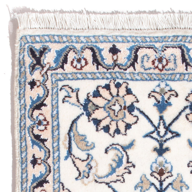 Alfombra persa - Nain - 90 x 60 cm - crema
