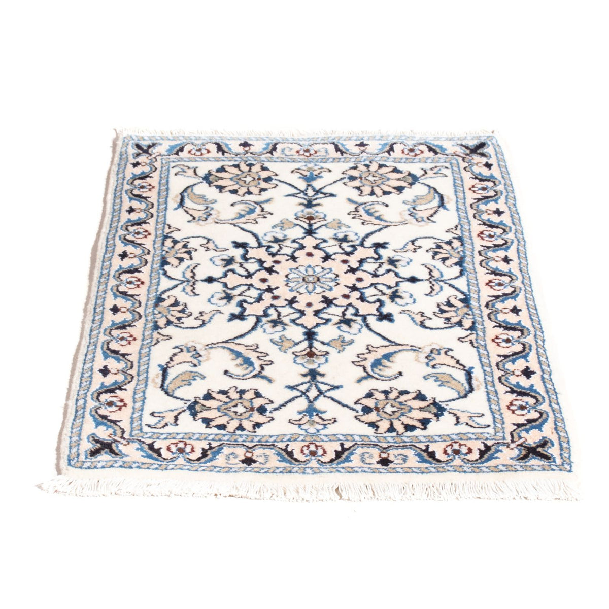 Alfombra persa - Nain - 90 x 60 cm - crema
