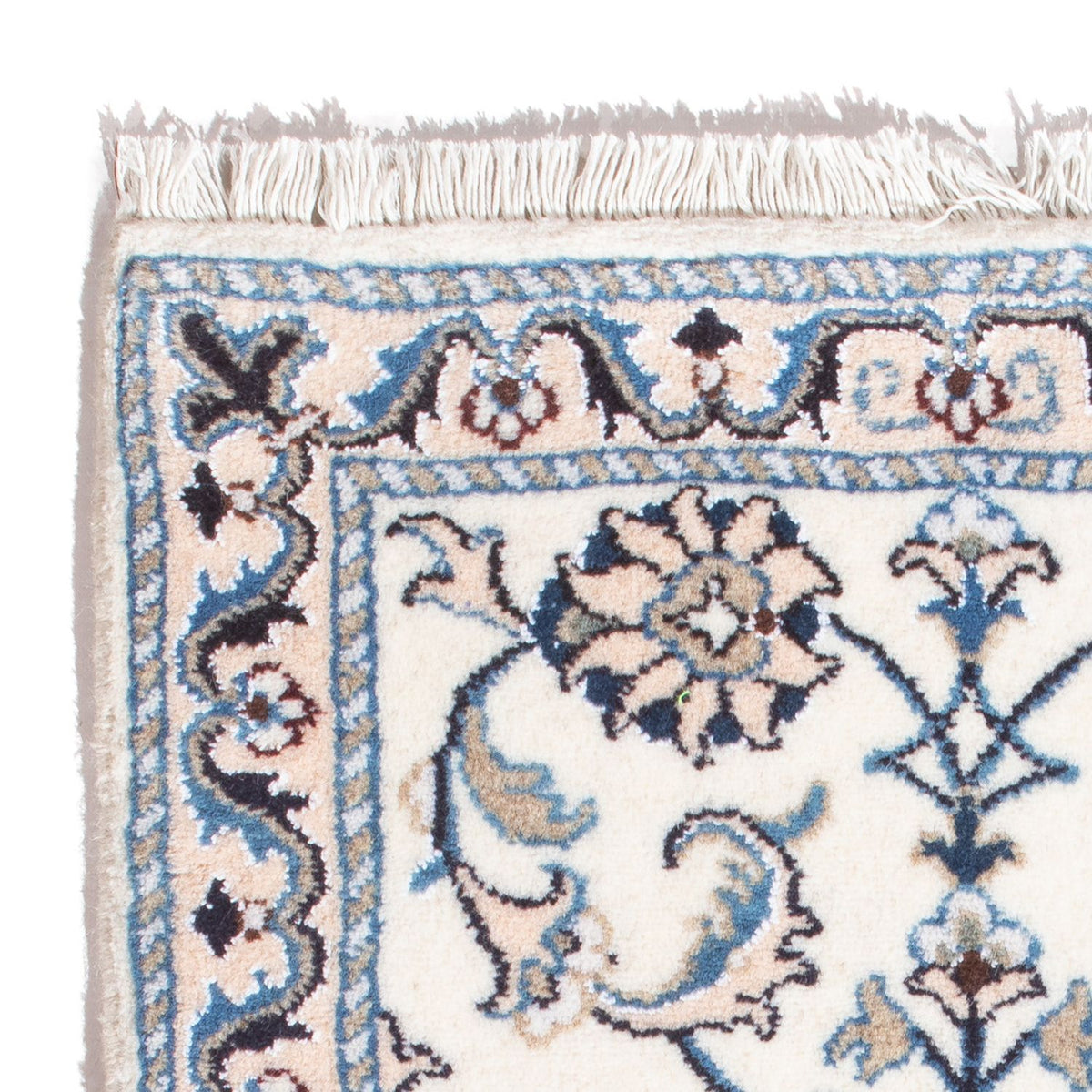 Alfombra persa - Nain - 90 x 60 cm - crema