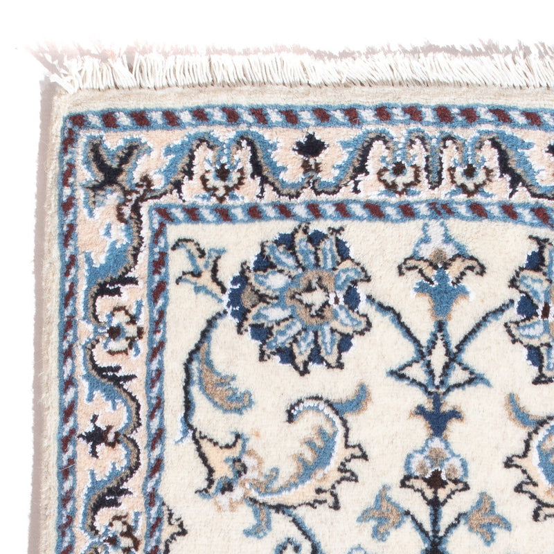 Alfombra persa - Nain - 90 x 60 cm - crema