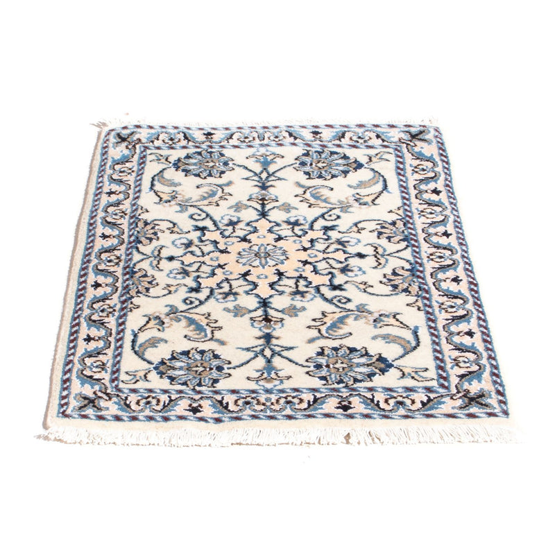 Alfombra persa - Nain - 90 x 60 cm - crema