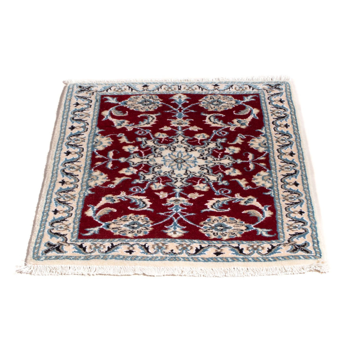 Alfombra persa - Nain - 90 x 60 cm - rojo