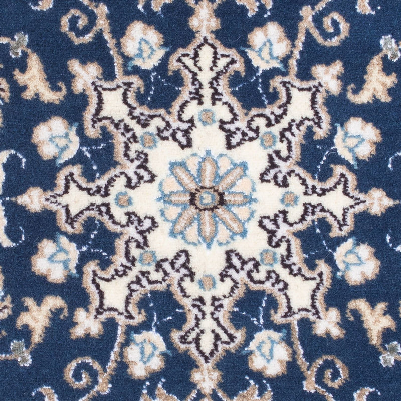 Alfombra persa - Nain - 90 x 60 cm - azul
