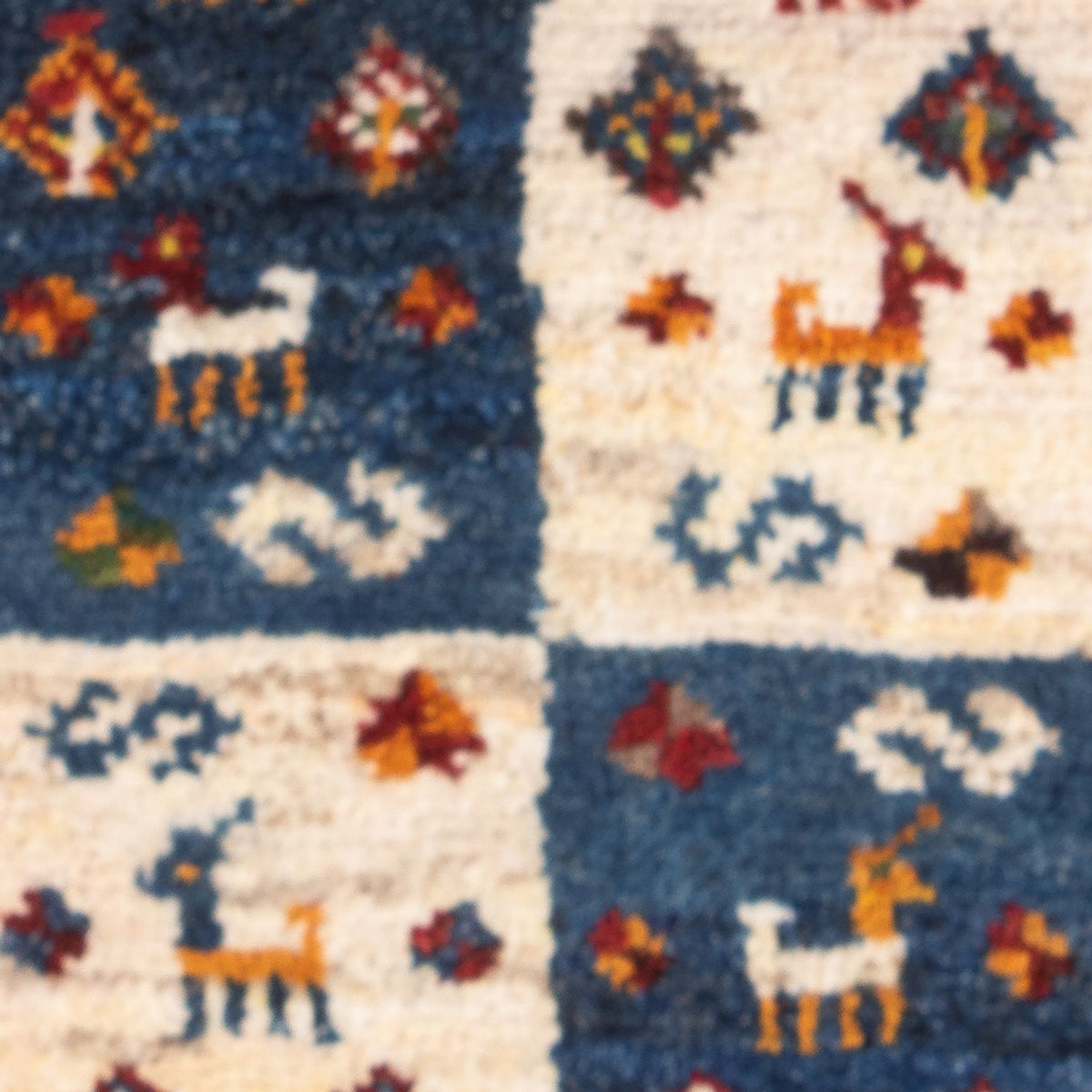 Alfombra Gabbeh - Persa - 60 x 40 cm - multicolor
