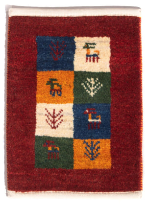 Alfombra Gabbeh - Persa - 60 x 40 cm - multicolor
