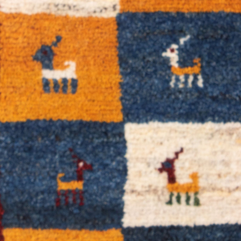 Alfombra Gabbeh - Persa - 60 x 40 cm - multicolor