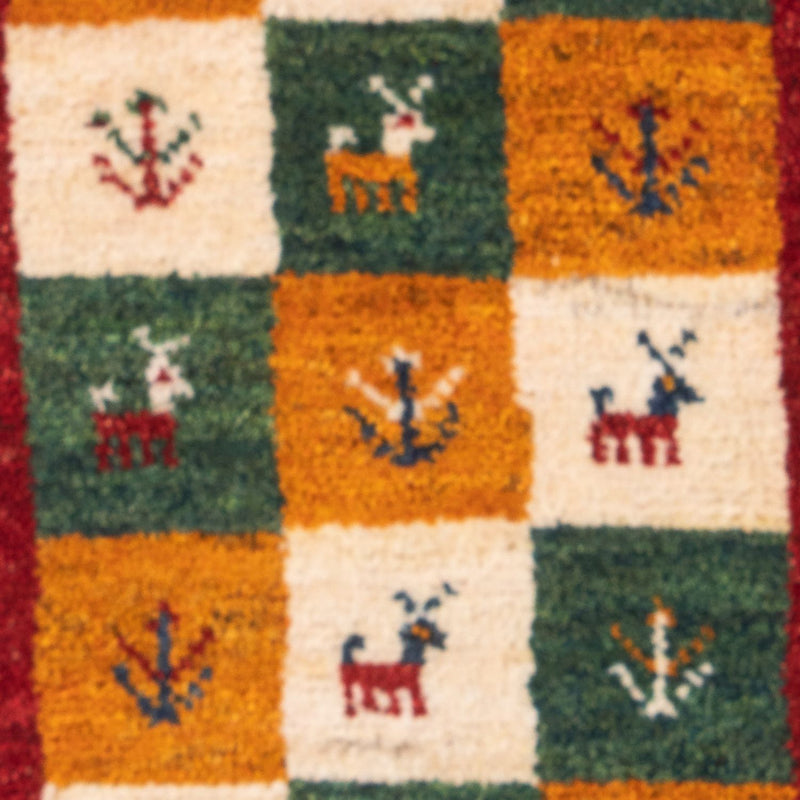 Alfombra Gabbeh - Persa - 60 x 40 cm - multicolor