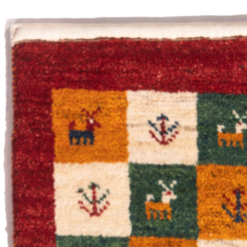 Alfombra Gabbeh - Persa - 60 x 40 cm - multicolor