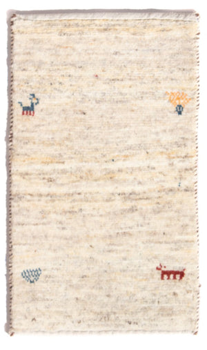 Alfombra Gabbeh - Persa - 60 x 40 cm - crema