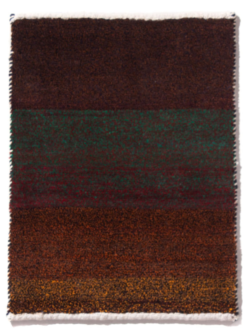 Alfombra Gabbeh - Persa - 60 x 40 cm - rojo burdeos