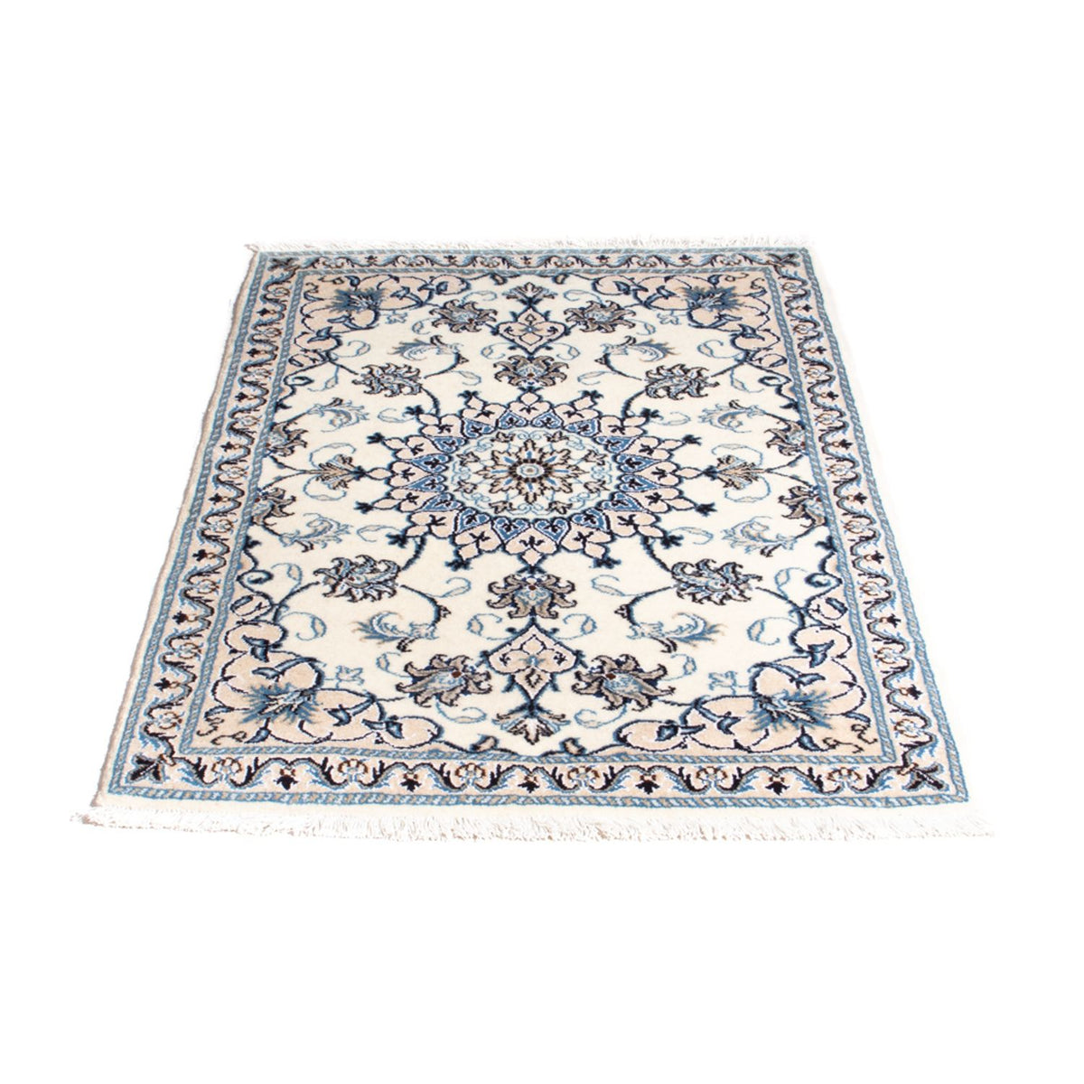 Alfombra persa - Nain - 139 x 88 cm - crema