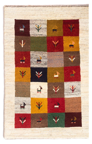 Alfombra Gabbeh - Persa - 116 x 78 cm - multicolor